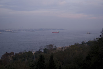 Image showing Bosporus with two banks shown