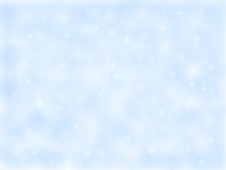 Image showing Abstract blue holiday (New Year, Christmas) background