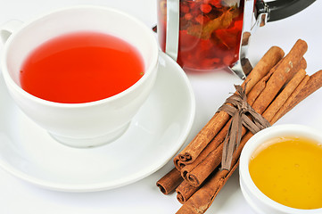 Image showing berries tea