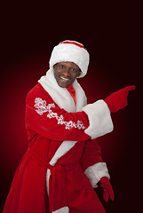 Image showing black santa