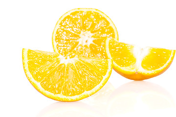 Image showing Ripe orange slices