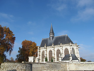 Image showing The Sainte-Chapelle (Holy Chapel), Champigny sur Veude , France