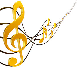 Image showing treble clef