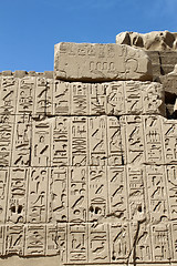 Image showing Ancient egypt hieroglyphs