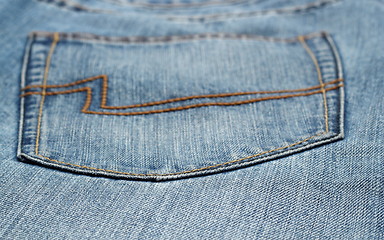 Image showing jeans pocket