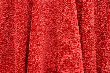 Image showing red hand towel