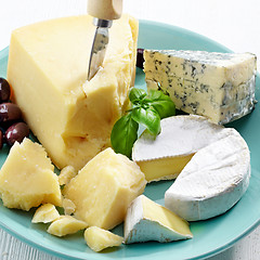 Image showing cheese plate