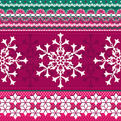 Image showing Christmas seamless pattern