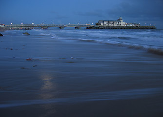 Image showing Pier at night