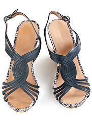 Image showing pair of women's sandals