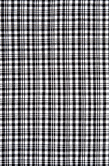 Image showing Black and white checkered cloth
