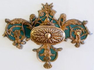 Image showing Flower Door Knob