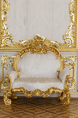 Image showing Elegant armchair in a fine room