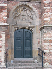 Image showing church door