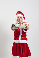 Image showing Santa Claus helper elf