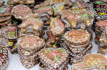 Image showing heart round shape ecologic handmade sweets sell 