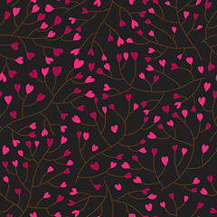 Image showing Floral seamless pattern in vector