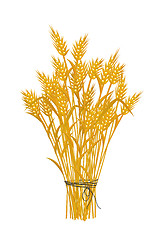 Image showing Golden wheat icon