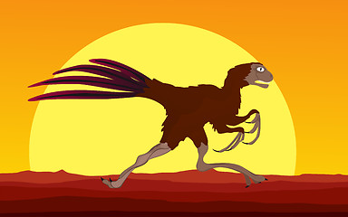 Image showing Dinosaur background 6