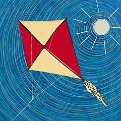 Image showing Kite in the sun