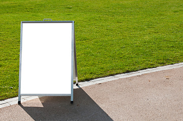 Image showing Board on grass