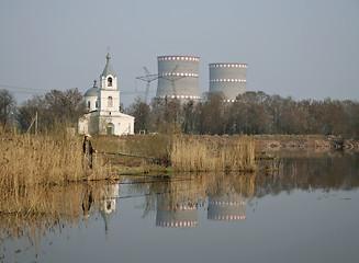 Image showing Peaceful nuclear power station