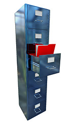 Image showing filing cabinet for important documents