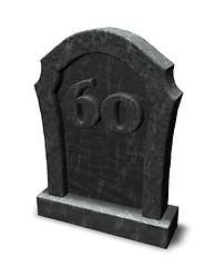 Image showing number on gravestone