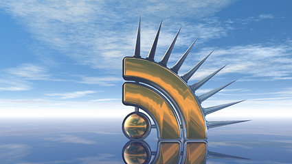 Image showing prickles rss symbol