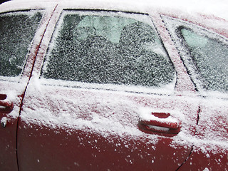 Image showing car in snow