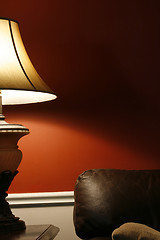 Image showing Lamp and the Couch - Vertical