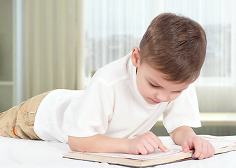 Image showing Boy with book