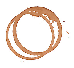 Image showing Coffee stains