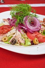 Image showing chicken meat filet salad