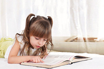 Image showing Girl with book