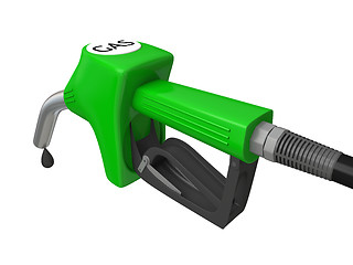 Image showing Petrol pump nozzle
