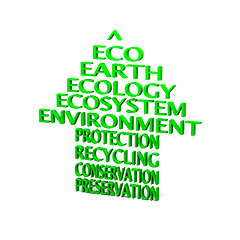 Image showing Eco arrow