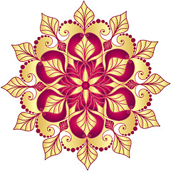 Image showing Christmas snowflake