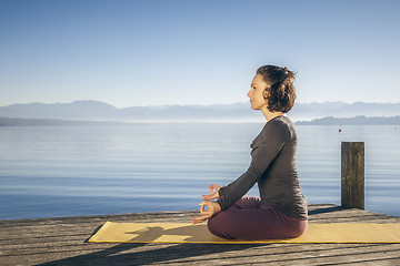 Image showing yoga woman