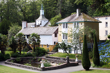 Image showing Houses in the forest