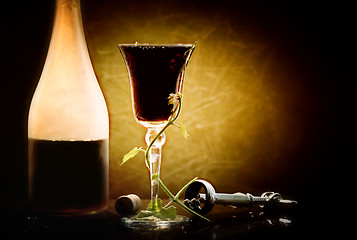 Image showing Red wine