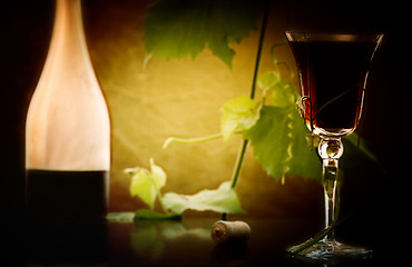 Image showing Red wine