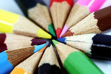 Image showing Close-up pencil.