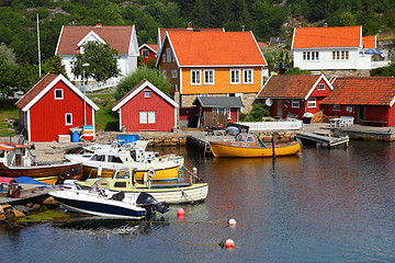 Image showing Harbor in Norway