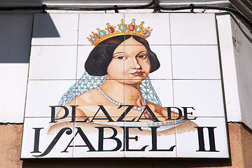 Image showing Queen Isabel II