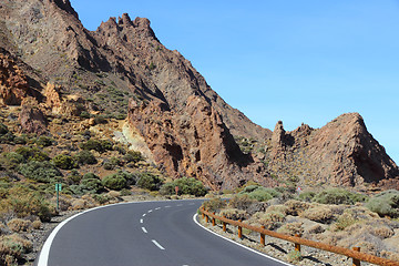 Image showing Road in Tenerife