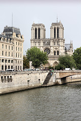 Image showing Notre Dame cathedral