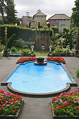 Image showing Garden pool