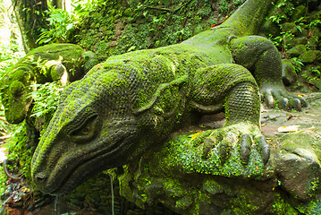 Image showing Ancient sculpture in Bali