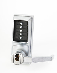 Image showing Mechanical keypad lock